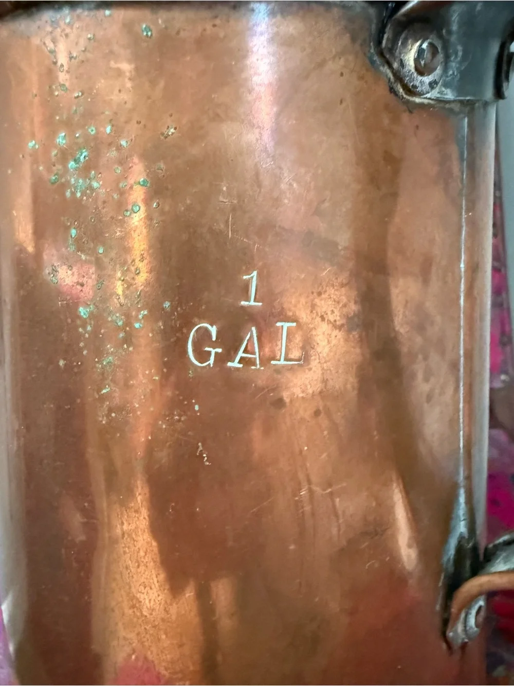 Vintage Copper Liquid Measuring Pourer